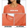 imageMAGCOMSEN Womens Long Sleeve Shirts UPF 50 Sun Protection Running Fishing Workout T ShirtsOrange