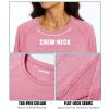 imageMAGCOMSEN Womens Long Sleeve Shirts UPF 50 Sun Protection Running Fishing Workout T ShirtsPink