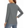 imageMAGCOMSEN Womens UPF 50 Long Sleeve Shirts SPF Sun Protection Atheltic Shirts Quick Dry Rash Guard Swim TopsGrey