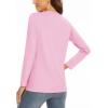 imageMAGCOMSEN Womens UPF 50 Long Sleeve Shirts SPF Sun Protection Atheltic Shirts Quick Dry Rash Guard Swim TopsLight Pink