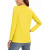 imageMAGCOMSEN Womens UPF 50 Long Sleeve Shirts SPF Sun Protection Atheltic Shirts Quick Dry Rash Guard Swim TopsYellow