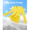 imageMAGCOMSEN Womens UPF 50 Long Sleeve Shirts SPF Sun Protection Atheltic Shirts Quick Dry Rash Guard Swim TopsYellow