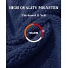 imageMAGCOMSEN Women Sherpa Jacket Full Zip Fuzzy Teddy Coat with Pockets Fleece Lined Warm Winter Casual OutfitsDark Blue
