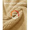 imageMAGCOMSEN Women Sherpa Jacket Full Zip Fuzzy Teddy Coat with Pockets Fleece Lined Warm Winter Casual OutfitsKhaki