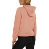 imageMAGCOMSEN Womens Cropped Hoodie Sweatshirt Fleece Lined Full Zip Up Jacket With PocketsApricot