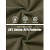 imageMAGCOMSEN Womens Cropped Hoodie Sweatshirt Fleece Lined Full Zip Up Jacket With PocketsArmy Green