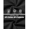 imageMAGCOMSEN Womens Cropped Hoodie Sweatshirt Fleece Lined Full Zip Up Jacket With PocketsBlack