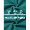 imageMAGCOMSEN Womens Cropped Hoodie Sweatshirt Fleece Lined Full Zip Up Jacket With PocketsEmerald Green