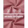 imageMAGCOMSEN Womens Cropped Hoodie Sweatshirt Fleece Lined Full Zip Up Jacket With PocketsGrey Pink