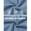 imageMAGCOMSEN Womens Cropped Hoodie Sweatshirt Fleece Lined Full Zip Up Jacket With PocketsHaze Blue