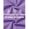 imageMAGCOMSEN Womens Cropped Hoodie Sweatshirt Fleece Lined Full Zip Up Jacket With PocketsLight Purple