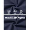 imageMAGCOMSEN Womens Cropped Hoodie Sweatshirt Fleece Lined Full Zip Up Jacket With PocketsNavy