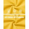 imageMAGCOMSEN Womens Cropped Hoodie Sweatshirt Fleece Lined Full Zip Up Jacket With PocketsYellow