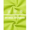 imageMAGCOMSEN Womens Cropped Hoodie Sweatshirt Fleece Lined Full Zip Up Jacket With PocketsYellow Green