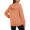 imageMAGCOMSEN Womens Fleece Lined Zip Up Hoodies Casual Hooded Jacket Workout Full Zip Sweatshirts Pocket CoatsApricot