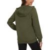 imageMAGCOMSEN Womens Fleece Lined Zip Up Hoodies Casual Hooded Jacket Workout Full Zip Sweatshirts Pocket CoatsArmy Green