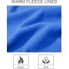 imageMAGCOMSEN Womens Fleece Lined Zip Up Hoodies Casual Hooded Jacket Workout Full Zip Sweatshirts Pocket CoatsAzure