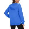 imageMAGCOMSEN Womens Fleece Lined Zip Up Hoodies Casual Hooded Jacket Workout Full Zip Sweatshirts Pocket CoatsAzure