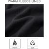 imageMAGCOMSEN Womens Fleece Lined Zip Up Hoodies Casual Hooded Jacket Workout Full Zip Sweatshirts Pocket CoatsBlack