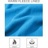 imageMAGCOMSEN Womens Fleece Lined Zip Up Hoodies Casual Hooded Jacket Workout Full Zip Sweatshirts Pocket CoatsBright Blue