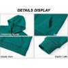 imageMAGCOMSEN Womens Fleece Lined Zip Up Hoodies Casual Hooded Jacket Workout Full Zip Sweatshirts Pocket CoatsEmerald Green