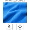 imageMAGCOMSEN Womens Fleece Lined Zip Up Hoodies Casual Hooded Jacket Workout Full Zip Sweatshirts Pocket CoatsIce Blue