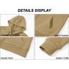 imageMAGCOMSEN Womens Fleece Lined Zip Up Hoodies Casual Hooded Jacket Workout Full Zip Sweatshirts Pocket CoatsKhaki