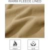 imageMAGCOMSEN Womens Fleece Lined Zip Up Hoodies Casual Hooded Jacket Workout Full Zip Sweatshirts Pocket CoatsKhaki