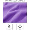 imageMAGCOMSEN Womens Fleece Lined Zip Up Hoodies Casual Hooded Jacket Workout Full Zip Sweatshirts Pocket CoatsLight Purple