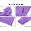 imageMAGCOMSEN Womens Fleece Lined Zip Up Hoodies Casual Hooded Jacket Workout Full Zip Sweatshirts Pocket CoatsLight Purple