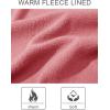imageMAGCOMSEN Womens Fleece Lined Zip Up Hoodies Casual Hooded Jacket Workout Full Zip Sweatshirts Pocket CoatsPink