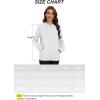 imageMAGCOMSEN Womens Fleece Lined Zip Up Hoodies Casual Hooded Jacket Workout Full Zip Sweatshirts Pocket CoatsWhite