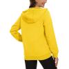 imageMAGCOMSEN Womens Fleece Lined Zip Up Hoodies Casual Hooded Jacket Workout Full Zip Sweatshirts Pocket CoatsYellow