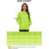 imageMAGCOMSEN Womens Fleece Lined Zip Up Hoodies Casual Hooded Jacket Workout Full Zip Sweatshirts Pocket CoatsYellow Green