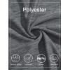 imageMAGCOMSEN Womens Workout Shirts Crewneck Short Sleeve Moisture Wicking Lightweight Tops for Gym Athletic SportsDark Grey