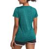 imageMAGCOMSEN Womens Workout Shirts Crewneck Short Sleeve Moisture Wicking Lightweight Tops for Gym Athletic SportsEmerald Green