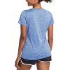 imageMAGCOMSEN Womens Workout Shirts Crewneck Short Sleeve Moisture Wicking Lightweight Tops for Gym Athletic SportsLight Blue