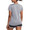 imageMAGCOMSEN Womens Workout Shirts Crewneck Short Sleeve Moisture Wicking Lightweight Tops for Gym Athletic SportsLight Grey