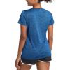 imageMAGCOMSEN Womens Workout Shirts Crewneck Short Sleeve Moisture Wicking Lightweight Tops for Gym Athletic SportsMedium Blue
