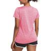 imageMAGCOMSEN Womens Workout Shirts Crewneck Short Sleeve Moisture Wicking Lightweight Tops for Gym Athletic SportsPink