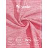 imageMAGCOMSEN Womens Workout Shirts Crewneck Short Sleeve Moisture Wicking Lightweight Tops for Gym Athletic SportsPink