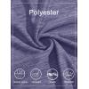 imageMAGCOMSEN Womens Workout Shirts Crewneck Short Sleeve Moisture Wicking Lightweight Tops for Gym Athletic SportsViolet