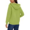 imageMAGCOMSEN Womens Zip Up Hoodies Sherpa Lined Fleece Thermal Jacket Full Zip Winter Warm Casual Thick Coats PocketsOlive Green