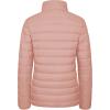 imageMAGCOMSEN Womens Puffer Jacket Lightweight Quilted Padded 4 Pockets Zipup Standcollar Winter Fleece CoatApricot