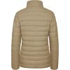 imageMAGCOMSEN Womens Puffer Jacket Lightweight Quilted Padded 4 Pockets Zipup Standcollar Winter Fleece CoatKhaki