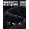 imageMAGCOMSEN Womens Velour Sweatshirts Crewneck Long Sleeve Casual Pullover Soft Warm Shirts Velvet Tops Winter FallBlack
