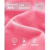 imageMAGCOMSEN Womens Velour Sweatshirts Crewneck Long Sleeve Casual Pullover Soft Warm Shirts Velvet Tops Winter FallFluorescent Pink