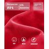 imageMAGCOMSEN Womens Velour Sweatshirts Crewneck Long Sleeve Casual Pullover Soft Warm Shirts Velvet Tops Winter FallRed