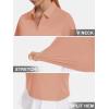 imageWomens Golf Polo Shirts V Neck UPF 50 Collared Short Sleeve Tennis Shirt Lightweight Quick Dry Sun Protection ShirtsApricot