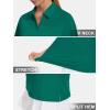 imageWomens Golf Polo Shirts V Neck UPF 50 Collared Short Sleeve Tennis Shirt Lightweight Quick Dry Sun Protection ShirtsEmerald Green